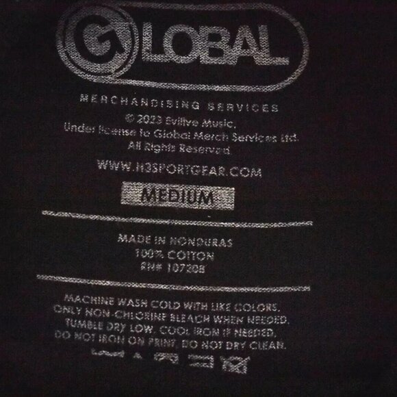 Misfits Mens Misfits Big Graphic Crimson Ghost Skull Fiend Shirt New Medium - Picture 3 of 3